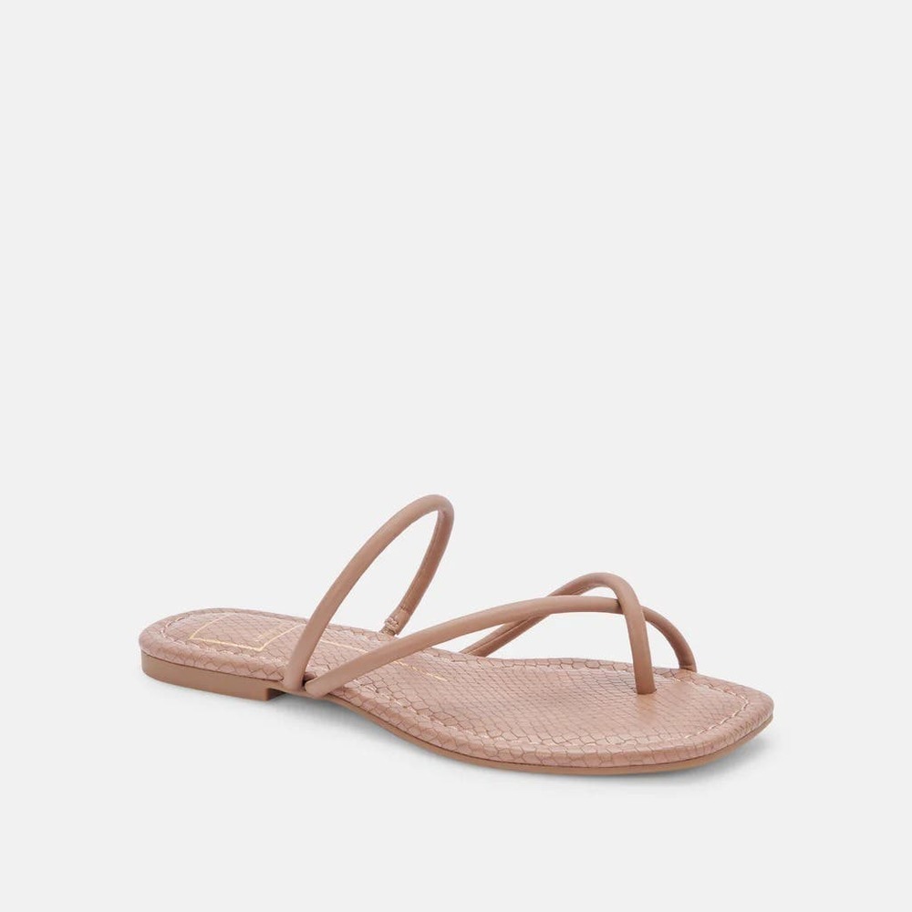 Dolce Vita Tan Strappy Flats